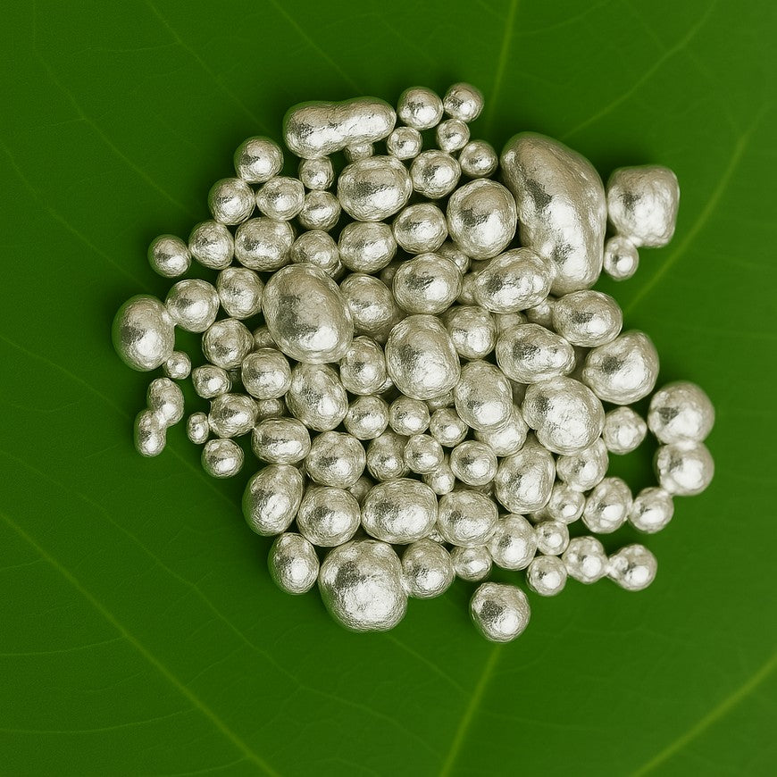 Recyceltes Silber für die Schmuckproduktion